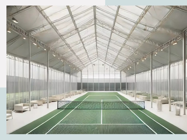 Строительство теннисных кортов в Бугульме