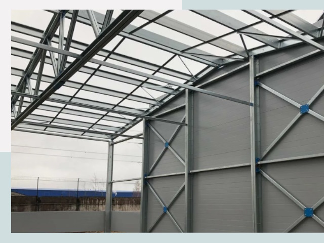 Каркасные ангары от СтальСтрой-Бгл по цене от 606 руб.